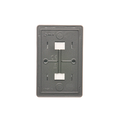 SIMON 54 Presa doppia da parete con terra schuko con tapparelle 16A 230V morsetti a vite antracite