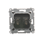 SIMON 54 Presa HDMI, doppia marrone, opaco