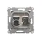 SIMON 54 Presa HDMI + RJ45, categoria 6 (modulo), marrone opaco