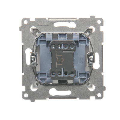 SIMON 54 pulsante "luce" con retroilluminazione LED (modulo) 16AX 230V oro opaco