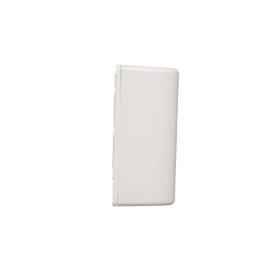 SIMON 54 Quadruple surface-mounted socket outlet with schuko earthing and shutters, Scandinavian version 16A 230V white screw terminals
