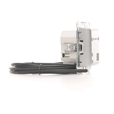 SIMON 54 Regolatore di temperatura con display e sensore esterno (sonda), oro opaco, metallizzato