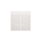 SIMON 54 Rocker with window for switches and double push-buttons with backlight antibacterial white