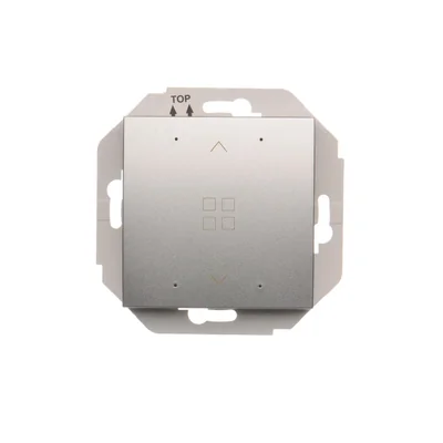 SIMON 54 Roller shutter group controller silver matt metallized 8A