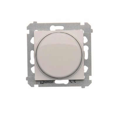 SIMON 54 Rotary dimmer for dimmable LEDs (module) 230V 5-250W white