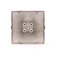 SIMON 54 Single rocker for switches/buttons matt bronze