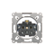 SIMON 54 Single socket-outlet with grounding (mechanism) 46A, 250V