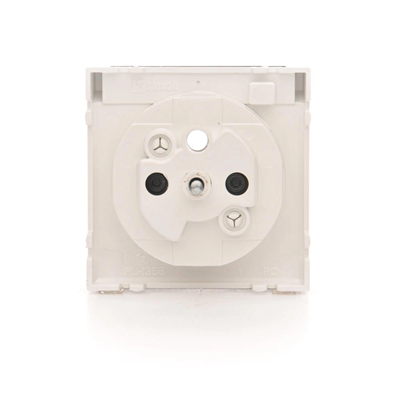 SIMON 54 Socket cover for the IP44 version with blinds, white transparent flap