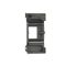 SIMON 54 Surface-mounted box - an extension element for a single box folded to multiple frames, anthracite, metallized