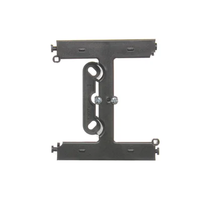SIMON 54 Surface-mounted box - an extension element for a single box folded to multiple frames, anthracite, metallized