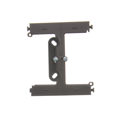SIMON 54 Surface-mounted box - an extension element for a single box folded to multiple frames, brown matt, metallised