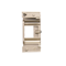 SIMON 54 Surface-mounted box - an extension element for a single box folded to multiple frames, golden matt, metallised