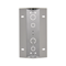SIMON 54 Surface-mounted corner box, 2-gang metallised silver mat