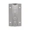 SIMON 54 Surface-mounted corner box, 2-gang metallised silver mat
