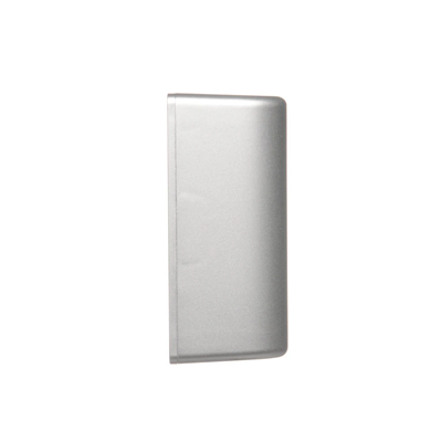 SIMON 54 Surface-mounted double socket outlet with shutters 16A 230V screw terminals silver matt