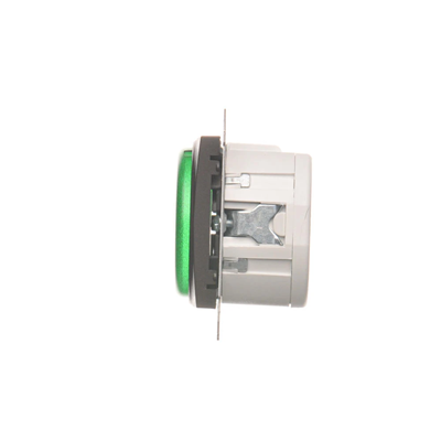 SIMON 54 Sygnalizator świetlny LED - światło zielone (moduł) 230V brąz mat