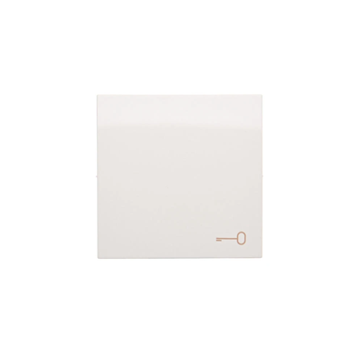SIMON 54 Tecla única con pictograma de llave para interruptores y pulsadores, blanco