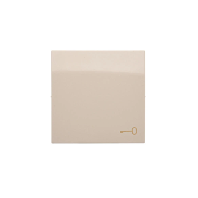 SIMON 54 Tecla única con pictograma de llave para interruptores/pulsadores, crema