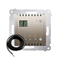 SIMON 54 Temperature controller with display and external sensor (probe) matt silver, metallized