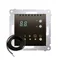 SIMON 54 Temperature controller with display external temperature sensor (module) 16A 230V brown mat