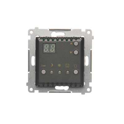 SIMON 54 Temperature controller with display internal temperature sensor (module) 16A 230V anthracite