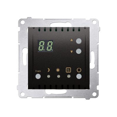 SIMON 54 Temperature controller with display internal temperature sensor (module) 16A 230V anthracite