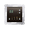 SIMON 54 Temperature controller with display internal temperature sensor (module) 16A 230V brown matt