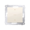 SIMON 54 Three-position shutter switch 1-0-2 (module) cream
