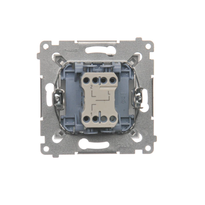 SIMON 54 Three-position shutter switch 1-0-2 (module) matt silver