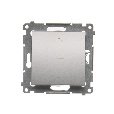 SIMON 54 Three-position shutter switch 1-0-2 (module) matt silver