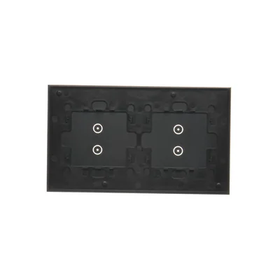 SIMON 54 TOUCH Dalle tactile 2 modules 2 champs tactiles verticaux + 2 champs tactiles verticaux lave solidifiée