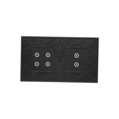 SIMON 54 TOUCH Dalle tactile 2 modules 2 champs tactiles verticaux + 4 champs tactiles lave solidifiée