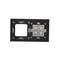 SIMON 54 TOUCH Dalle tactile 2 modules 4 champs tactiles + 1 trou pour accessoires storm cloud