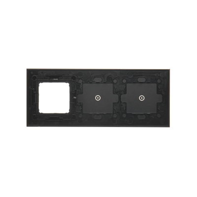 SIMON 54 TOUCH Dalle tactile 3 modules 1 tablette tactile + 1 tablette tactile + 1 trou accessoire lave solidifiée