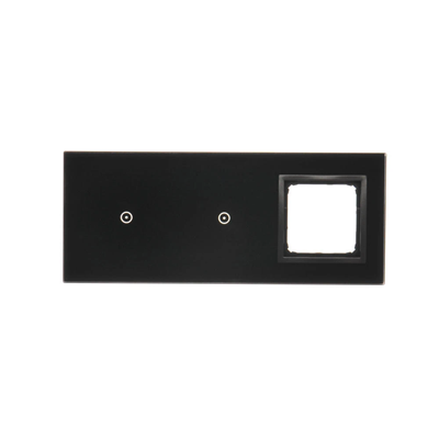 SIMON 54 TOUCH Dalle tactile 3 modules 1 tablette tactile + 1 tablette tactile + 1 trou accessoire lave solidifiée