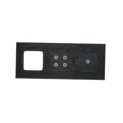 SIMON 54 TOUCH Dalle tactile 3 modules 1 tablette tactile + 4 tablettes tactiles + 1 trou de quincaillerie lave lunaire