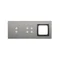 SIMON 54 TOUCH Dalle tactile 3 modules 2 champs tactiles verticaux + 4 champs tactiles + 1 trou pour accessoires storm cloud