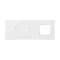 SIMON 54 TOUCH Dalle tactile 3 modules 2 pavés tactiles verticaux + 2 pavés tactiles verticaux + 1 trou pour accessoires blanc perle