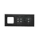 SIMON 54 TOUCH Dalle tactile 3 modules 2 tablettes tactiles verticales + 4 tablettes tactiles + 1 trou pour accessoires lunar lava