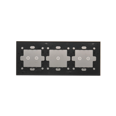 SIMON 54 TOUCH Dalle tactile 3 modules 2 touchpads horizontaux + 1 touchpad + 2 touchpads horizontaux silver fog