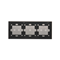 SIMON 54 TOUCH Dalle tactile 3 modules 2 touchpads horizontaux + 1 touchpad + 2 touchpads horizontaux silver fog