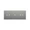SIMON 54 TOUCH Dalle tactile 3 modules 2 touchpads horizontaux + 1 touchpad + 2 touchpads horizontaux silver fog