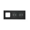 SIMON 54 TOUCH Dalle tactile 3 modules 2 touchpads horizontaux + 2 touchpads horizontaux + 1 trou pour accessoires lunar lava