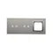 SIMON 54 TOUCH Dalle tactile 3 modules 2 touchpads horizontaux + 2 touchpads horizontaux + 1 trou visserie silver fog