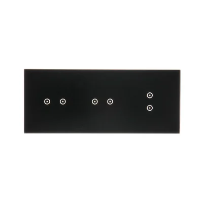 SIMON 54 TOUCH Dalle tactile 3 modules 2 touchpads horizontaux + 2 touchpads horizontaux + 2 touchpads verticaux lave solidifiée