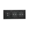 SIMON 54 TOUCH Dalle tactile 3 modules 2 touchpads horizontaux + 2 touchpads horizontaux + 2 touchpads verticaux lave solidifiée