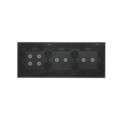 SIMON 54 TOUCH Dalle tactile 3 modules 2 touchpads horizontaux + 2 touchpads horizontaux + 4 touchpads lave solidifiée