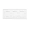 SIMON 54 TOUCH Dalle tactile 3 modules 2 touchpads horizontaux + 2 touchpads verticaux + 4 touchpads blanc nacré