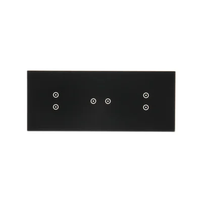 SIMON 54 TOUCH Dalle tactile 3 modules 2 touchpads verticaux + 2 touchpads horizontaux + 2 touchpads verticaux lave solidifiée