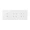 SIMON 54 TOUCH Dalle tactile 3 modules 2 touchpads verticaux + 4 touchpads + 4 touchpads blanc perle